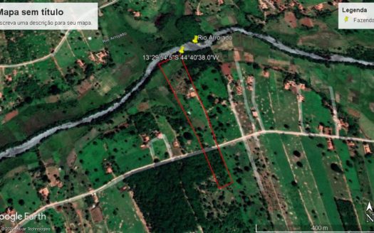 Sítio à venda em Correntina – Bahia – 100m de beira de rio