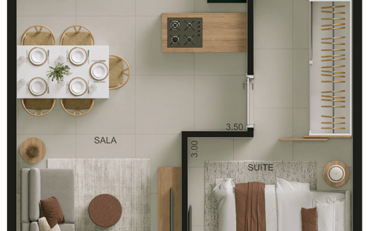 Smart 36 EBM – Lançamento Setor Bueno – Goiânia – Apartamentos 37m² a 70m²