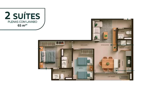 Wish Gran Six – Lançamento Setor Bueno – Goiânia – Apartamentos 2 e 3 quartos – EBM