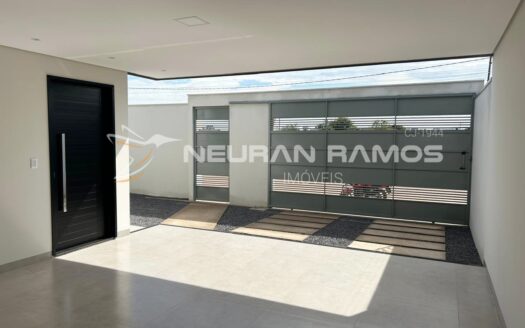 Casa à Venda no Parque Universitário 2 | 3 Quartos | Área Gourmet | 155m² Construídos | Luís Eduardo Magalhães – BA